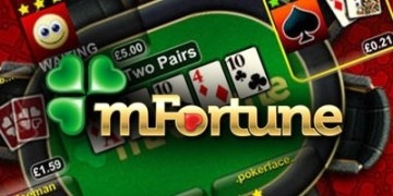 Mfortune mobile poker app logo