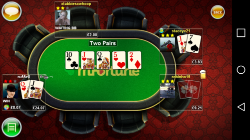 mfortune poker screenshot
